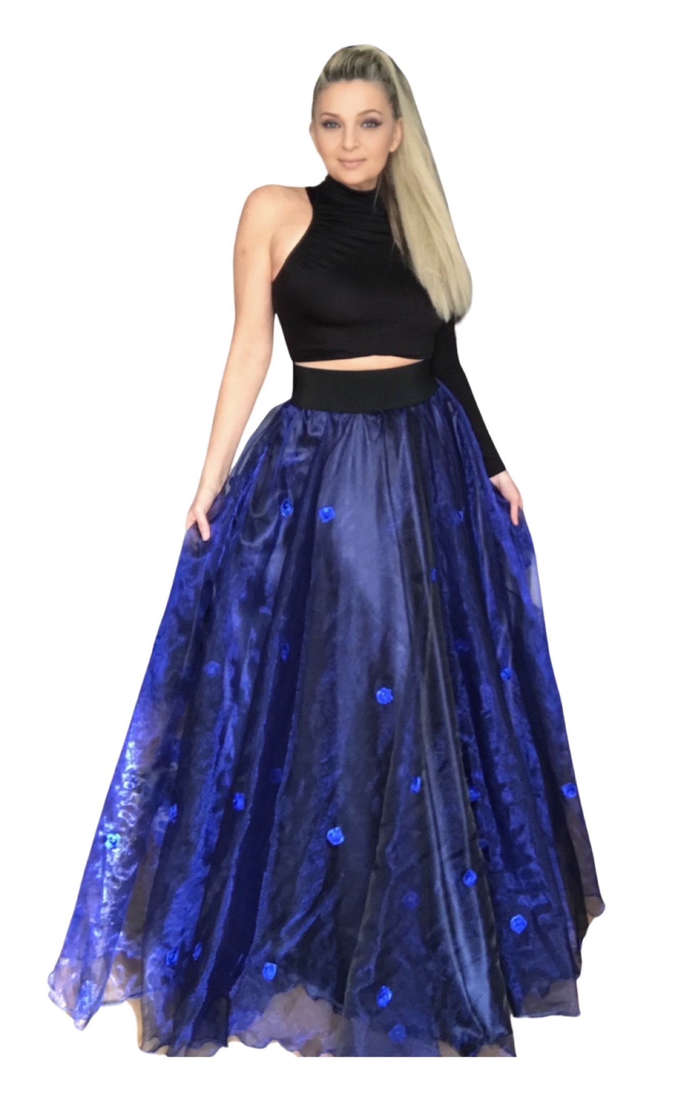 Dlouhá společenská sukně BOROS SK-L-BLO 01